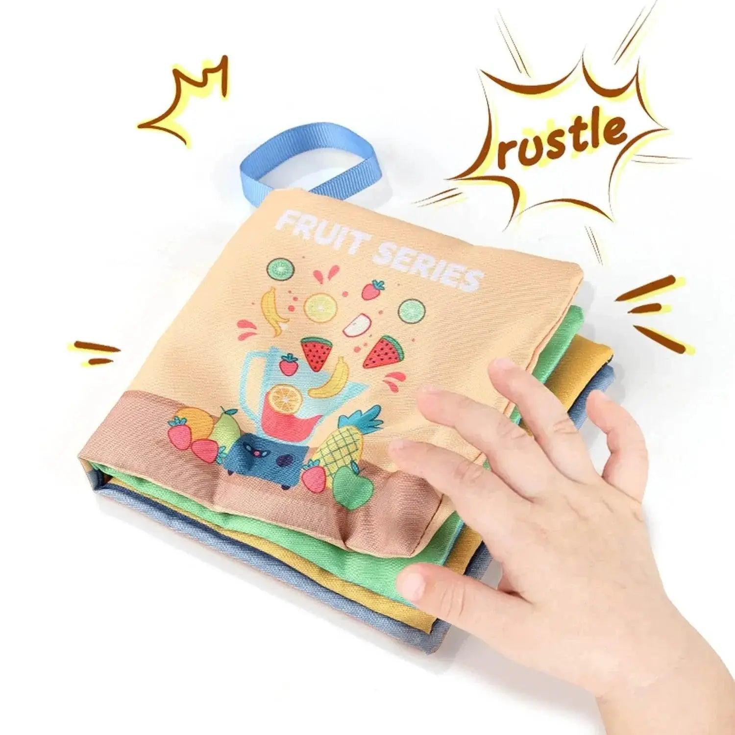  Montessori Soft Baby Cloth Book 3D Touch Feel High Contrast Sensory Toy For Kids -  ToylandEU™