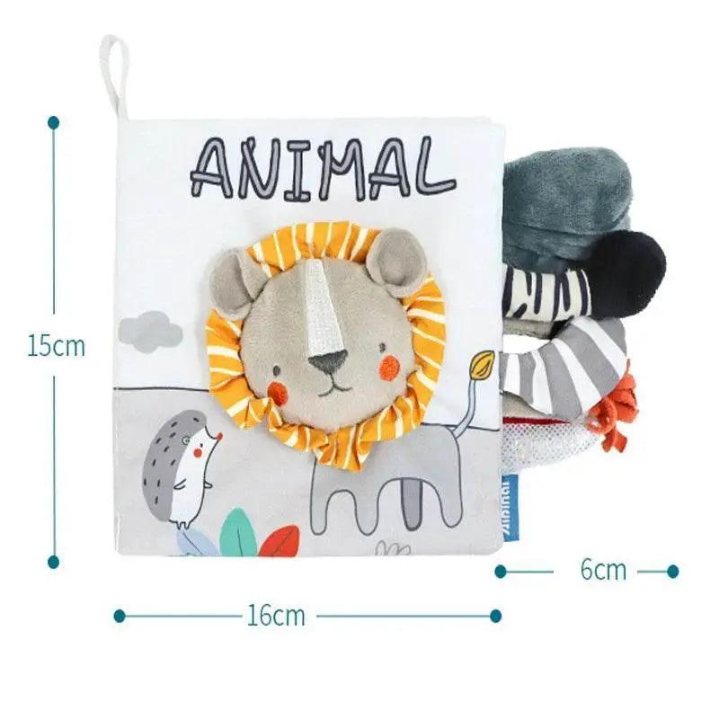  Soft Baby Cloth Book 3D Touch High Contrast Montessori Sensory Stroller Toy for Infants and Toddlers -  ToylandEU™