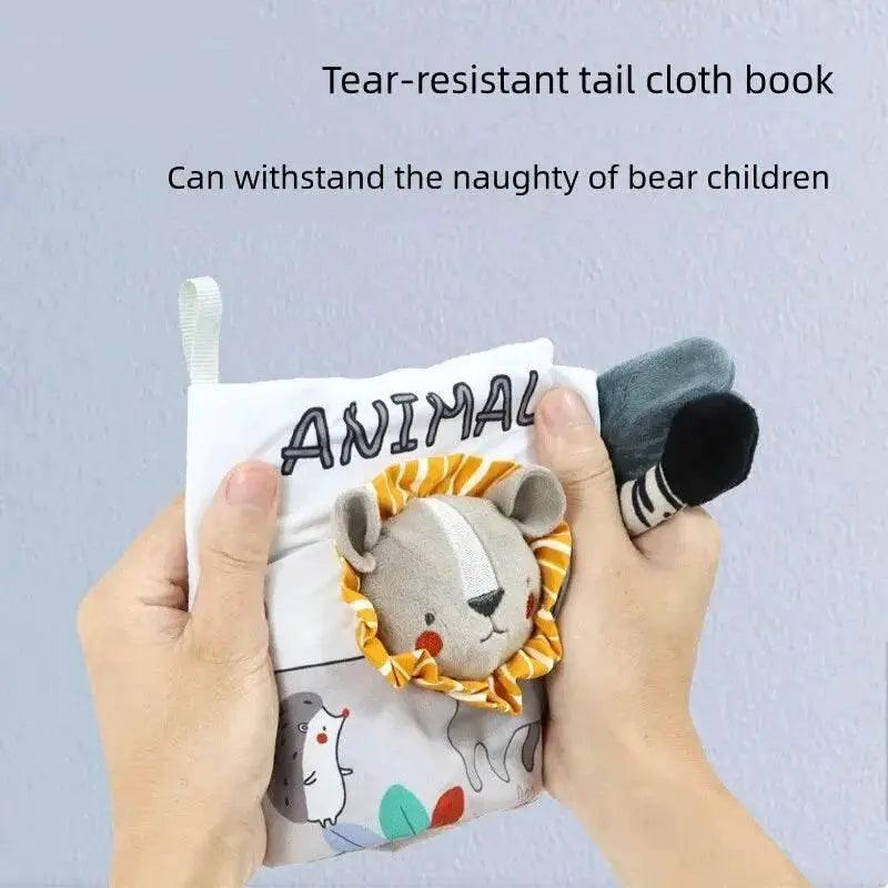  Soft Baby Cloth Book 3D Touch High Contrast Montessori Sensory Stroller Toy for Infants and Toddlers -  ToylandEU™