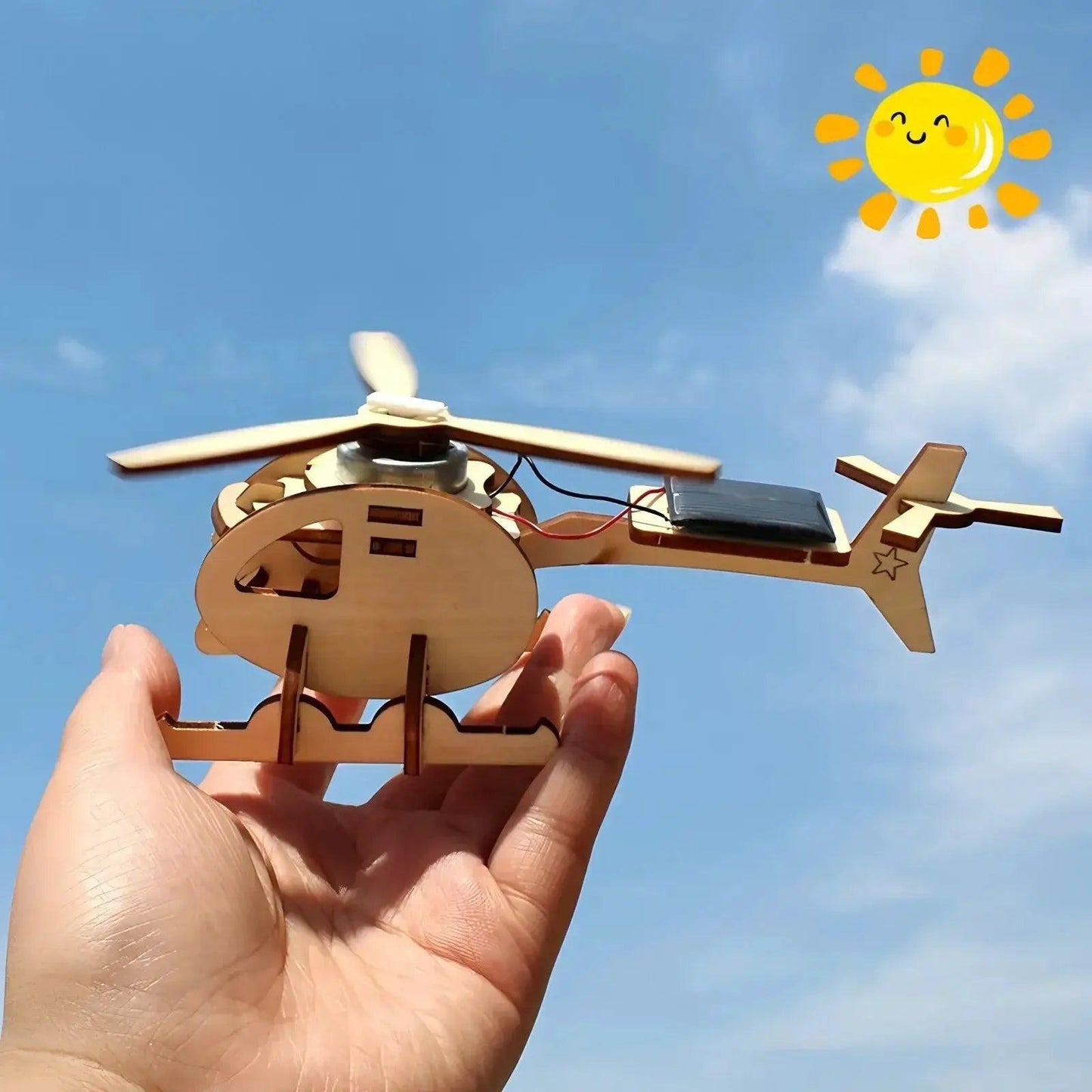  Solar Powered Helicopters DIY STEM Kit For Kids Educational -  ToylandEU™