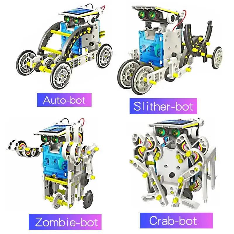  Solar Powered Robot DIY Kit For STEM Education 13 Forms -  ToylandEU™