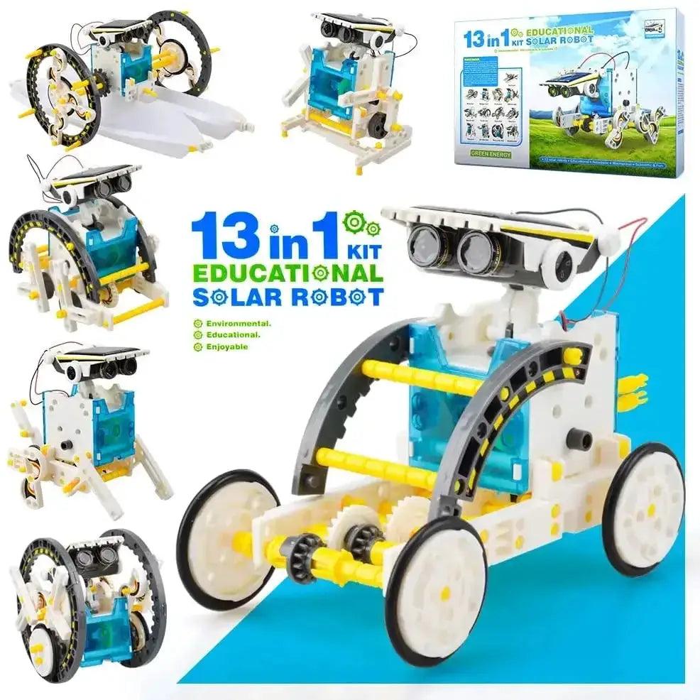  Solar Powered Robotics Kit Thirteen In One For STEM -  ToylandEU™