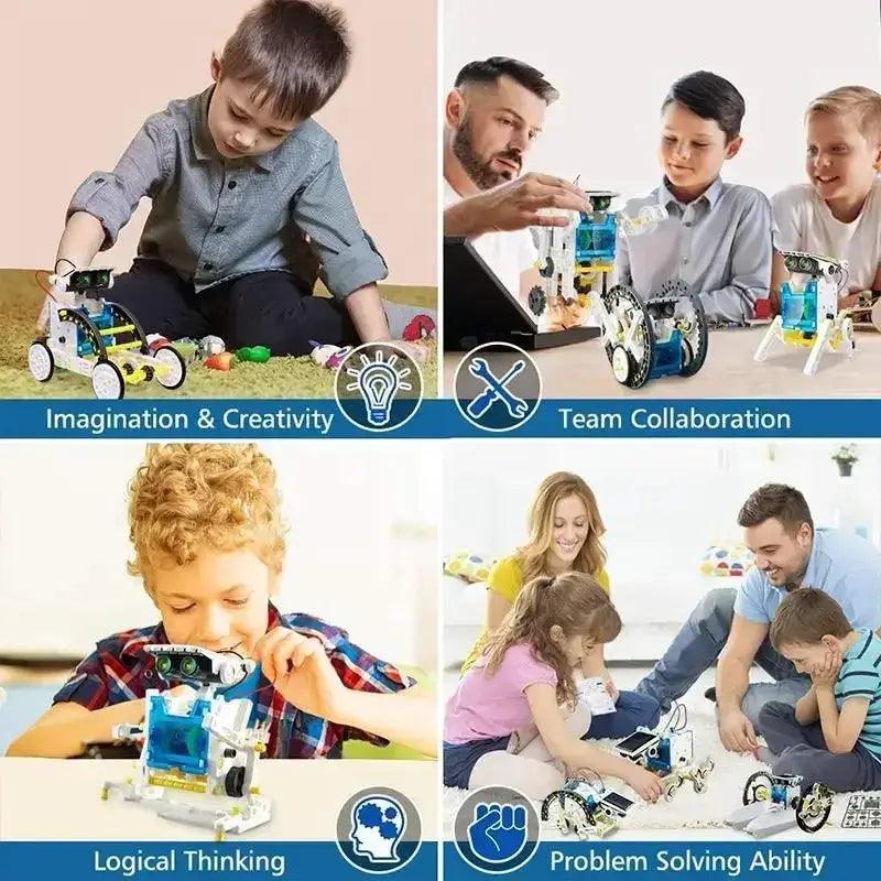  Solar Powered Robotics Kit Thirteen In One For STEM -  ToylandEU™