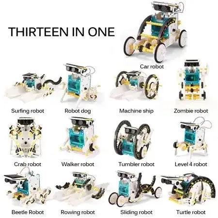  Solar Powered Robotics Kit Thirteen In One For STEM -  ToylandEU™