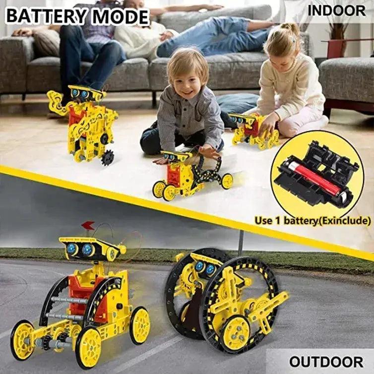  Solar Robot Kit 12 In 1 Educational Science Experiments -  ToylandEU™