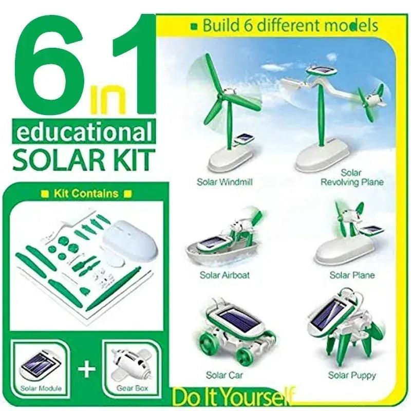  Solar Science Toys 6-in-1 Educational Kit for Kids -  ToylandEU™