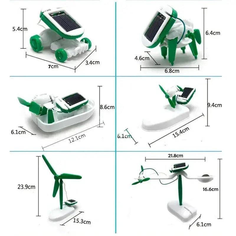  Solar Science Toys 6-in-1 Educational Kit for Kids -  ToylandEU™