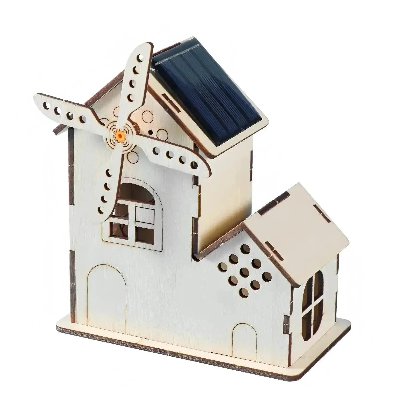  Solar-powered DIY Windmill Houses Children's DIY Handcrafted Assembly Models Educational Science Experiment Toys -  ToylandEU™