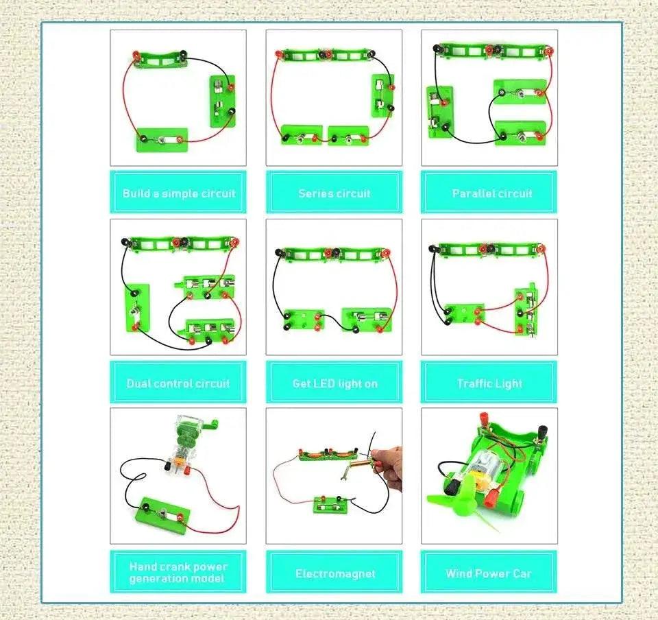  Student Electric Circuit Education Kits for School Lab Learning Physics Electromagnetic Experiments Teaching Aids Science Toys -  ToylandEU™