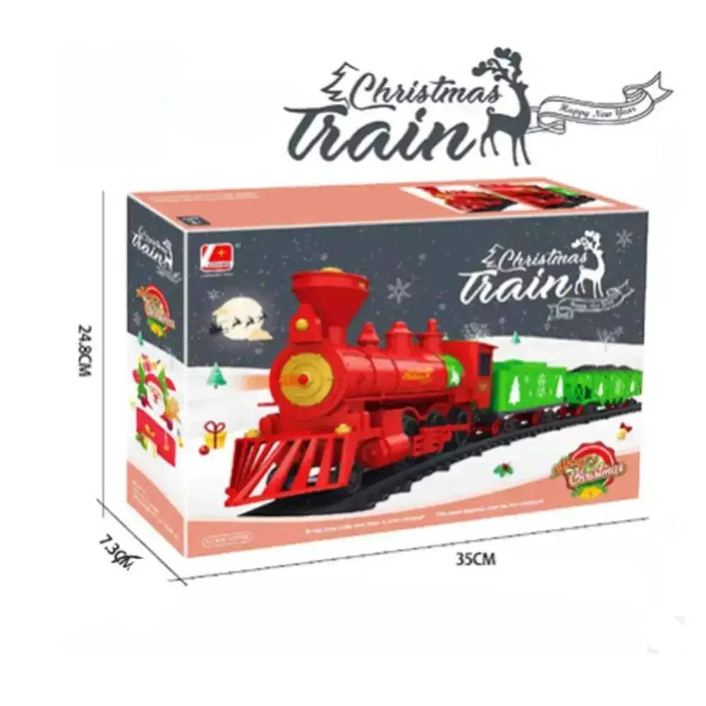 Educational Toy Train Set For Kids Christmas Railway Model - ToylandEU