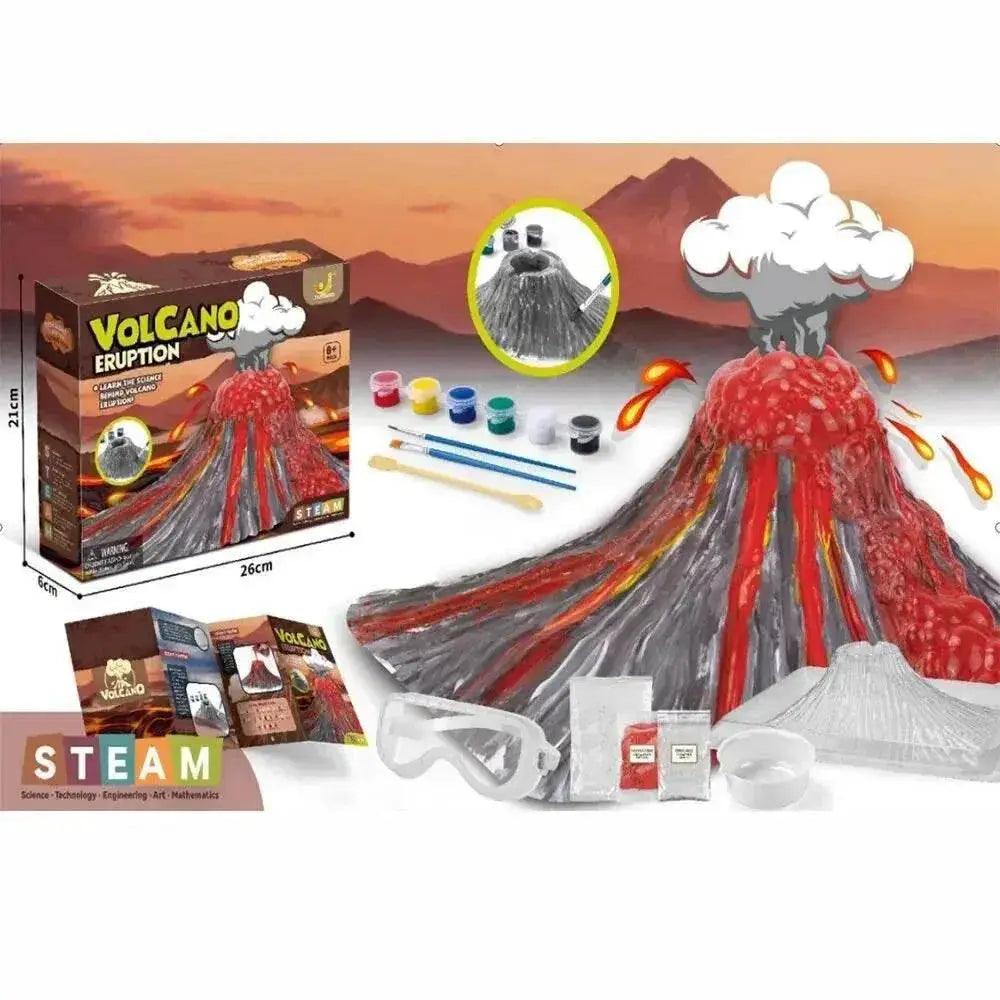  Creative Volcano Eruption Experiment Set DIY Painting Coloring Kit Educational Science Toy Birthday Gifts for Boys and Girls -  ToylandEU™
