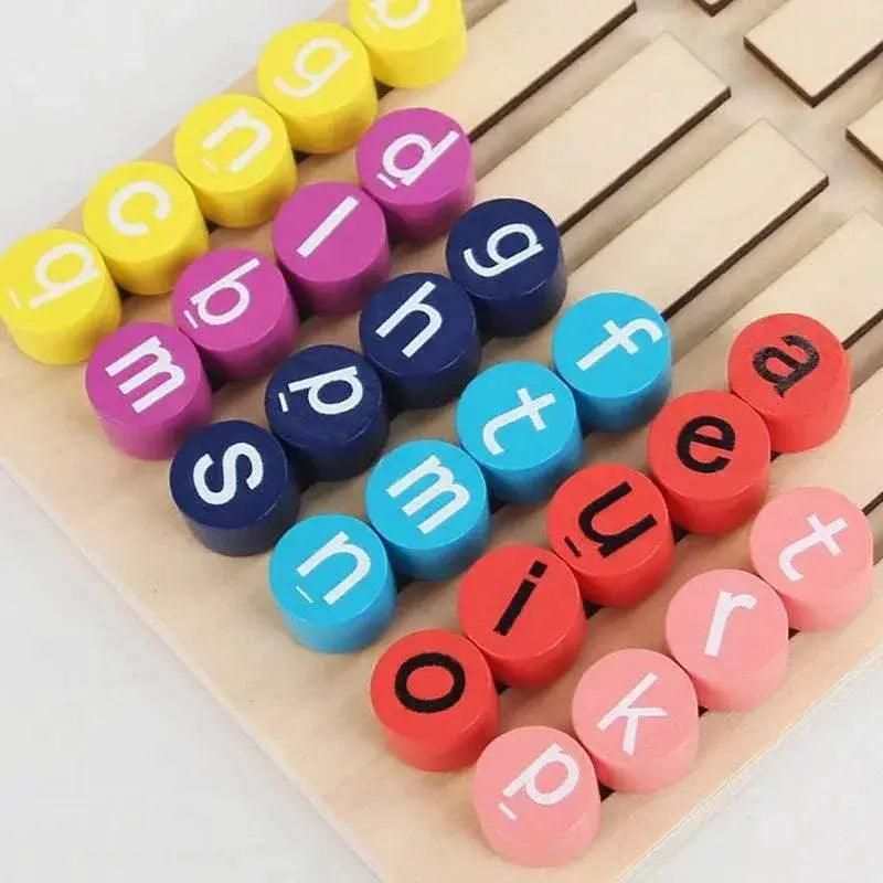  Montessori Vowels Go Position Spelling Word Letter Maze Matching Game Wooden Educational Toy For Ages 3 To 12 -  ToylandEU™