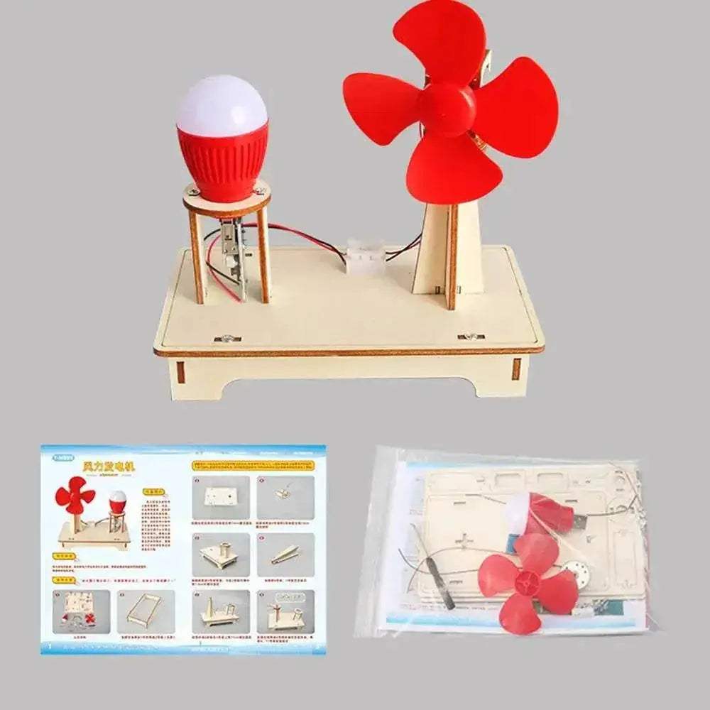  Creative Wind Power Science Kit for Kids - Build Your Own Wind Turbines and Learn About Electricity -  ToylandEU™