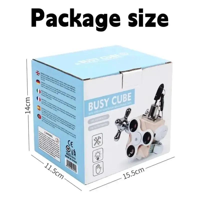  Wooden Busy Cube Fidget Toy For Montessori Learning -  ToylandEU™