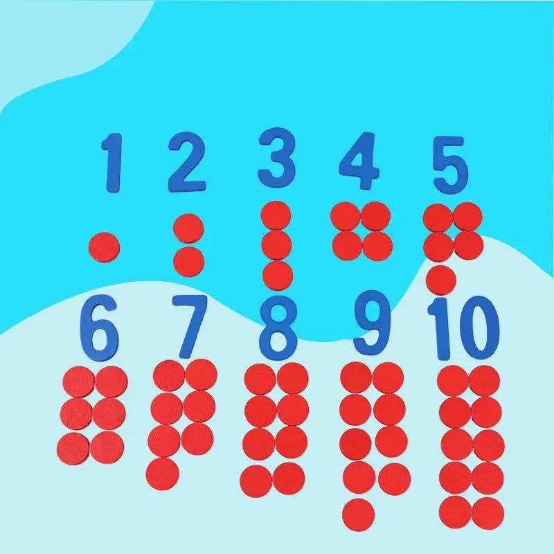  Montessori Wooden Number Cards For Early Math Skills -  ToylandEU™