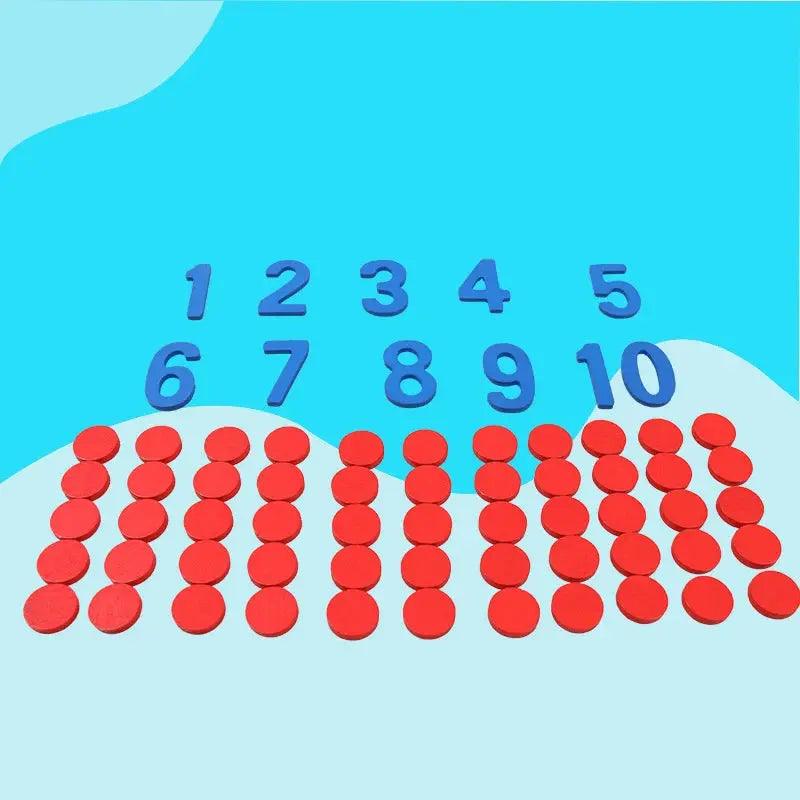  Montessori Wooden Number Cards For Early Math Skills -  ToylandEU™