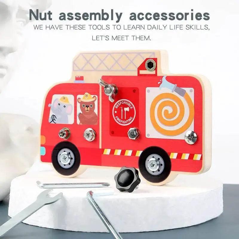  Montessori Screw Driver Board Educational Wooden Toy -  ToylandEU™