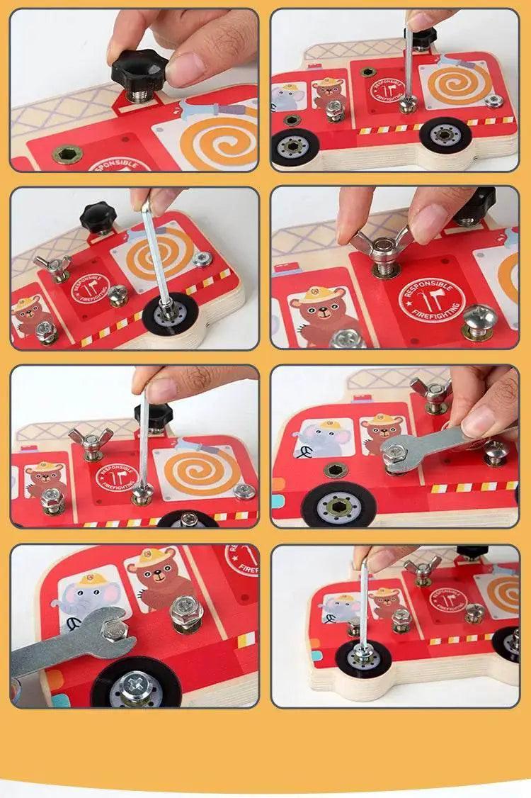  Montessori Screw Driver Board Educational Wooden Toy -  ToylandEU™