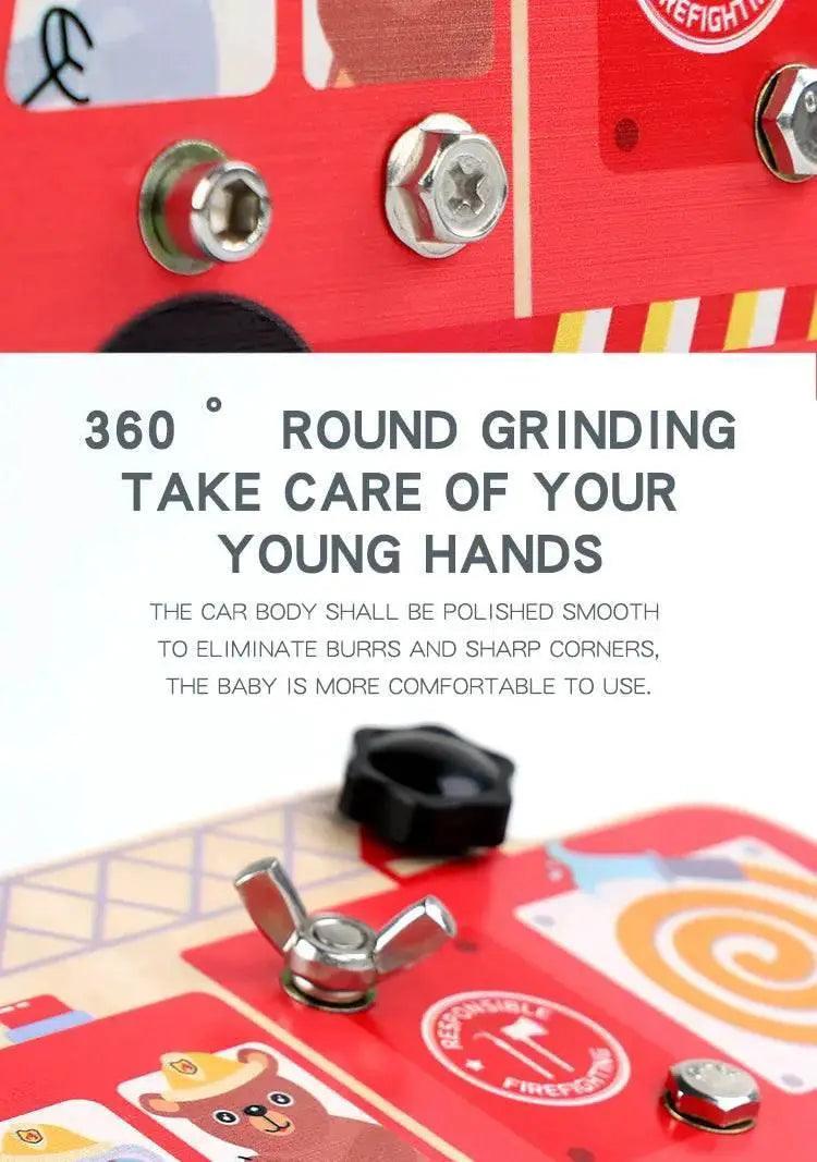  Montessori Screw Driver Board Educational Wooden Toy -  ToylandEU™