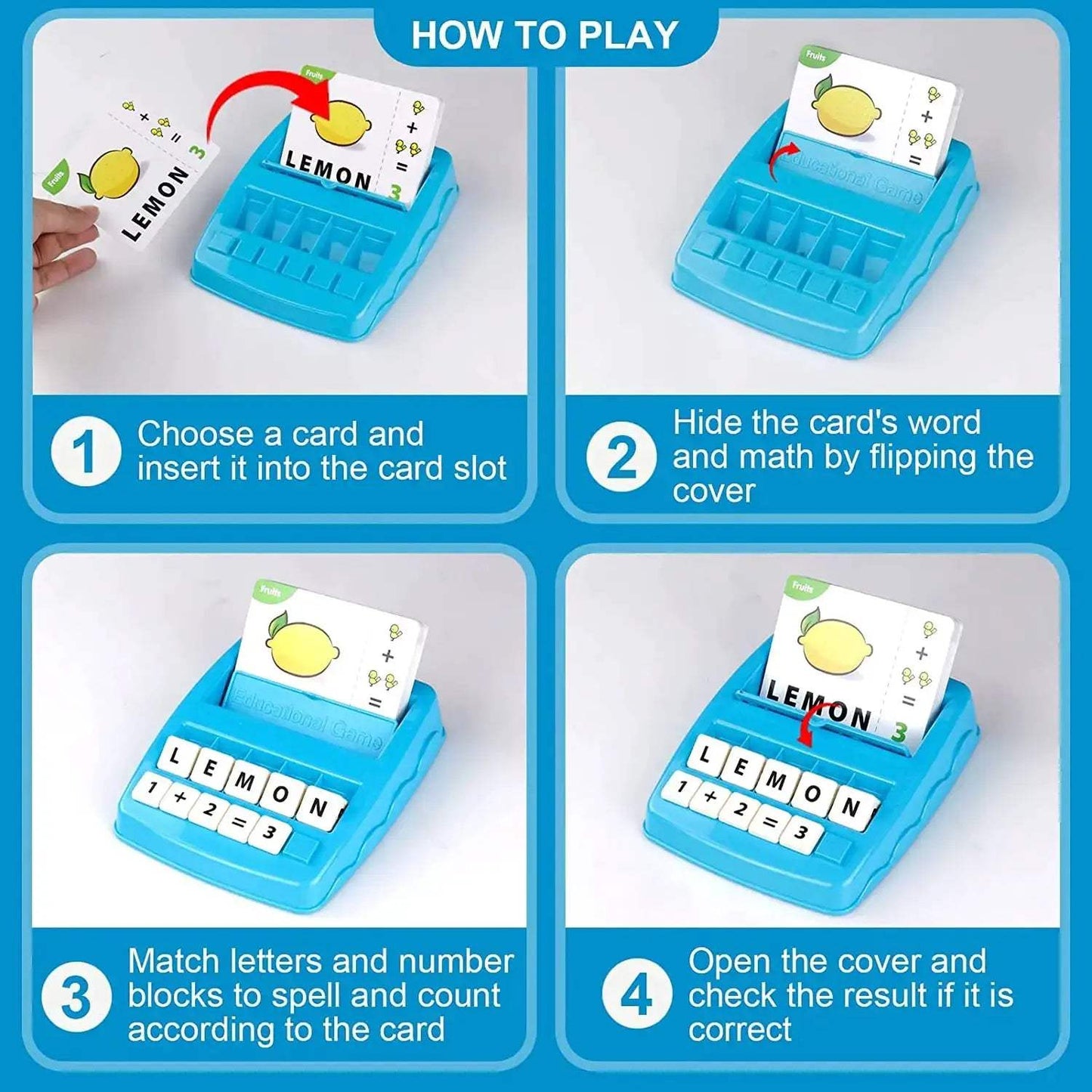 Educational Toys Alphabet Games For Kids 2 In 1 Learning - ToylandEU