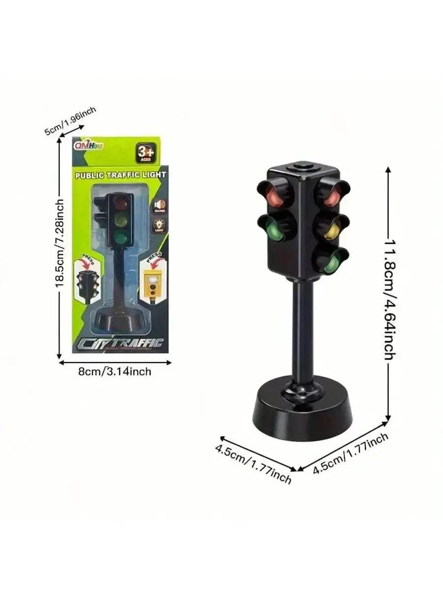 Educational Traffic Light Toy With Sound LED For Kids - ToylandEU