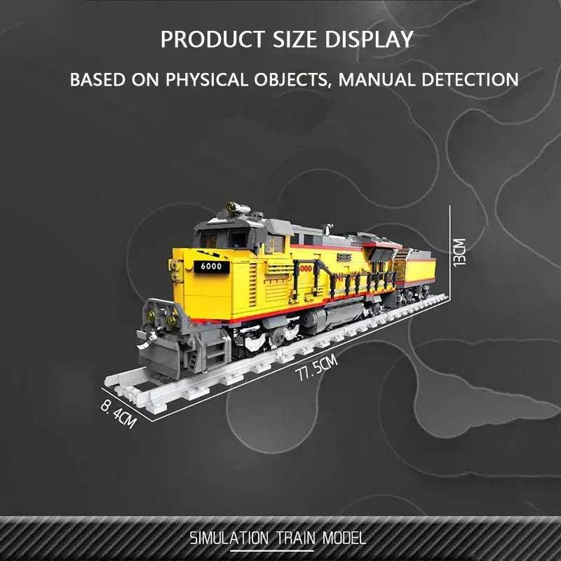 Educational Train Building Blocks Set With 1162 Pieces - ToylandEU