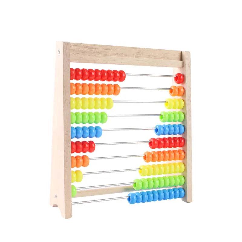 Educational Wooden Abacus Rainbow Beads For Children - ToylandEU