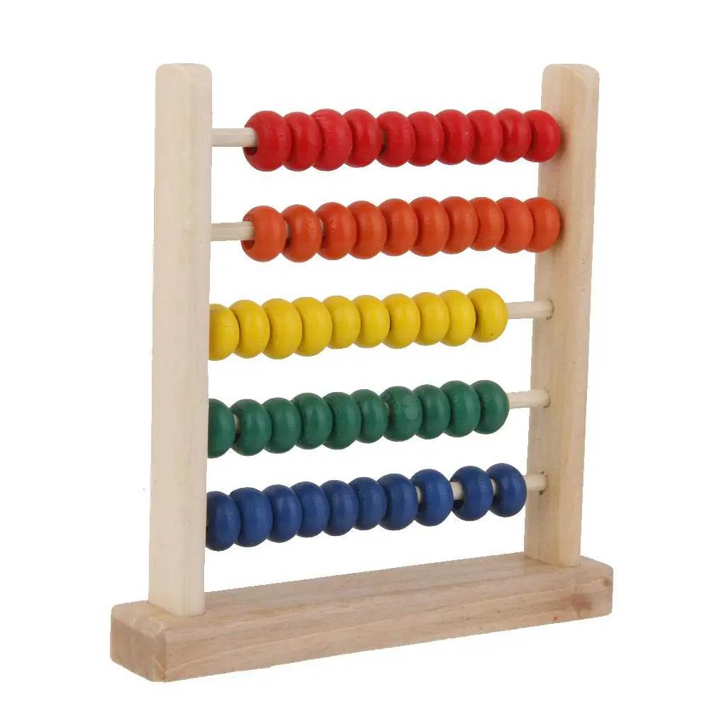 Educational Wooden Abacus With Bright Beads For Kids - ToylandEU
