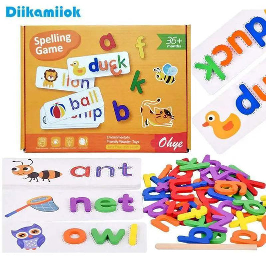 Educational Wooden Alphabet Toys 52 Pieces Toyland EU -  ToylandEU™