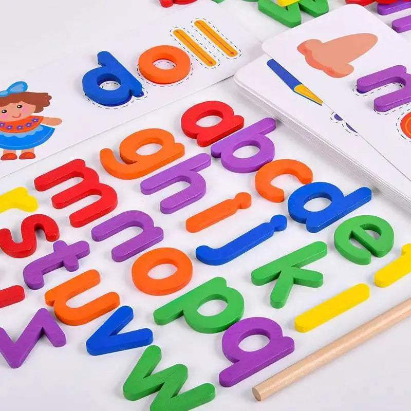  Educational Wooden Alphabet Toys 52 Pieces Toyland EU -  ToylandEU™