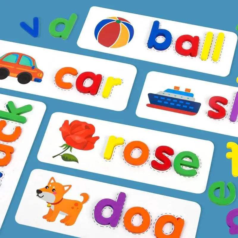  Educational Wooden Alphabet Toys 52 Pieces Toyland EU -  ToylandEU™