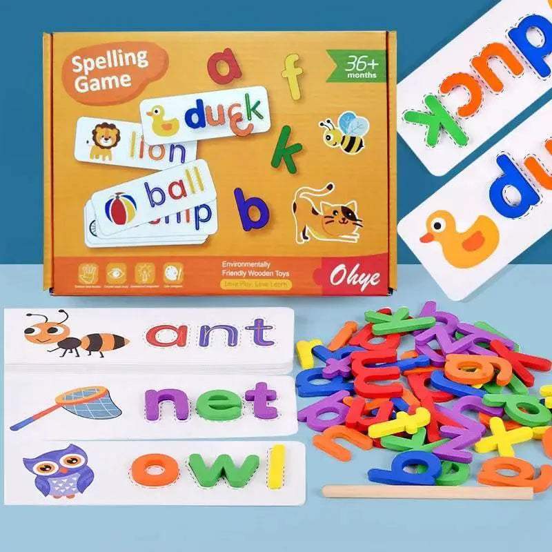  Educational Wooden Alphabet Toys 52 Pieces Toyland EU -  ToylandEU™