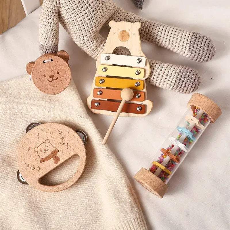 Educational Wooden Musical Toys Xylophone Set For Toddlers - ToylandEU