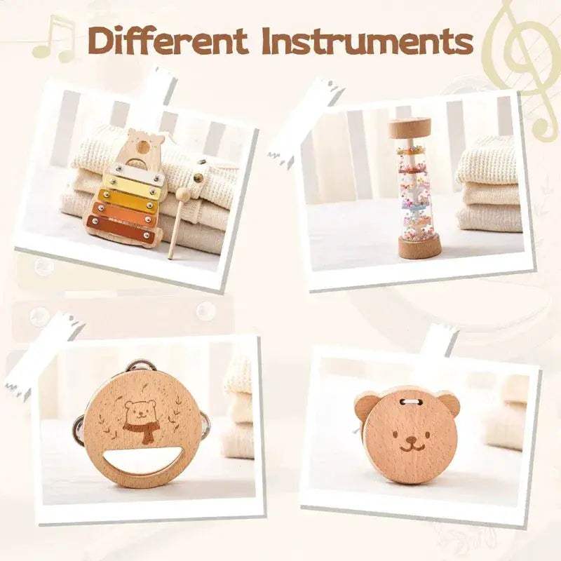 Educational Wooden Musical Toys Xylophone Set For Toddlers - ToylandEU