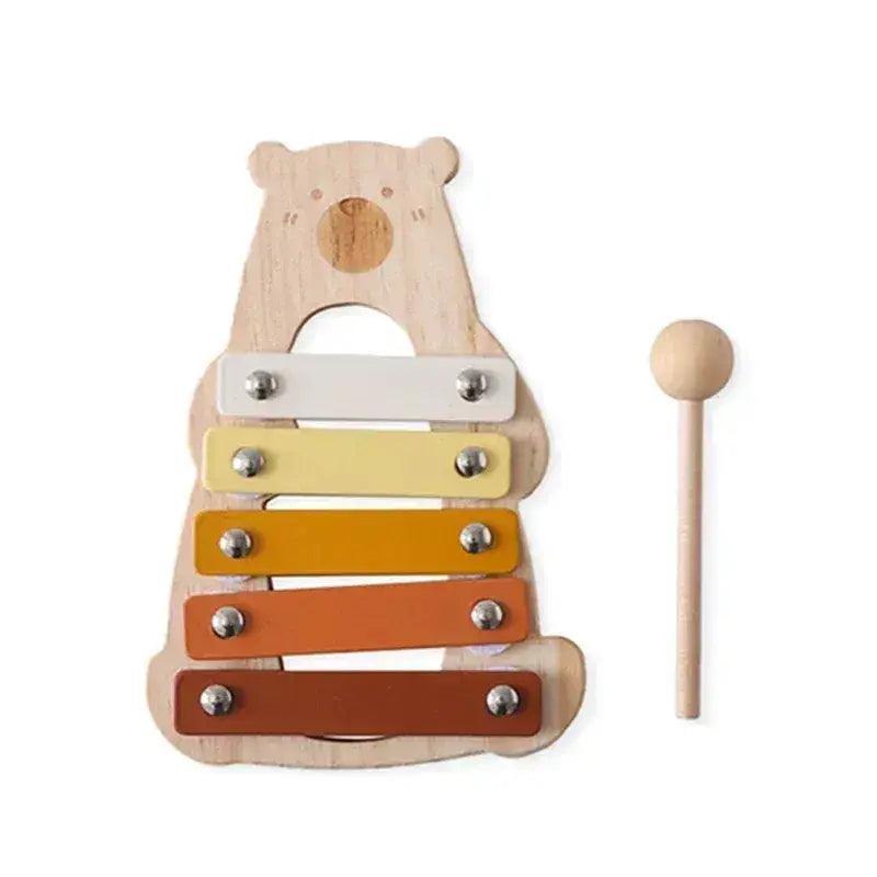  Educational Wooden Musical Toys Xylophone Set Safe Wood -  ToylandEU™