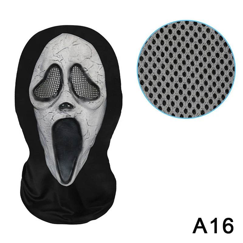 Eerie Mask Ghost White Skull Face For Adults Cosplay - ToylandEU