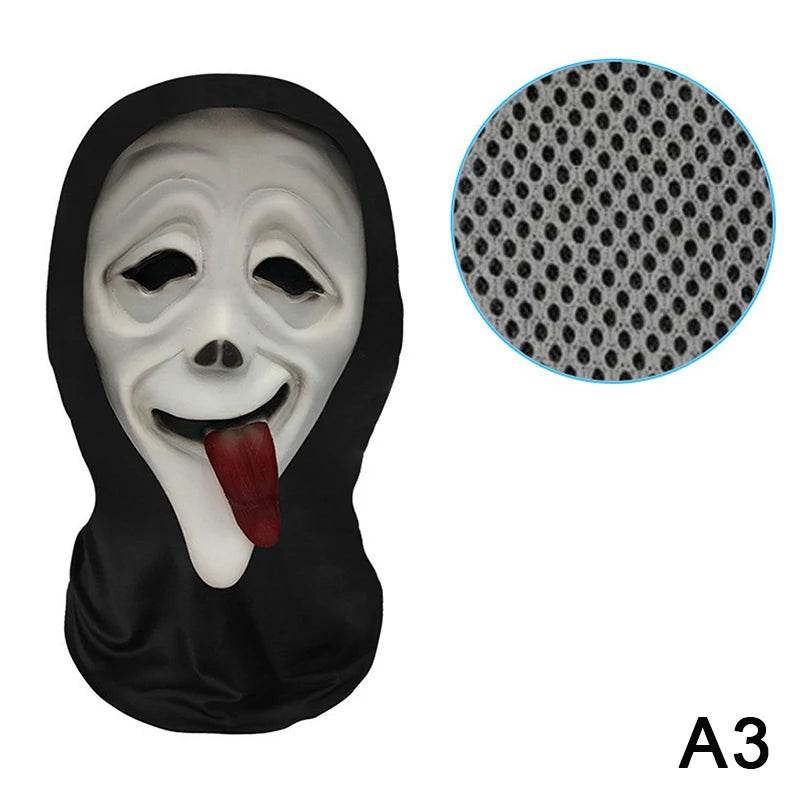 Eerie Mask Ghost White Skull Face For Adults Cosplay - ToylandEU