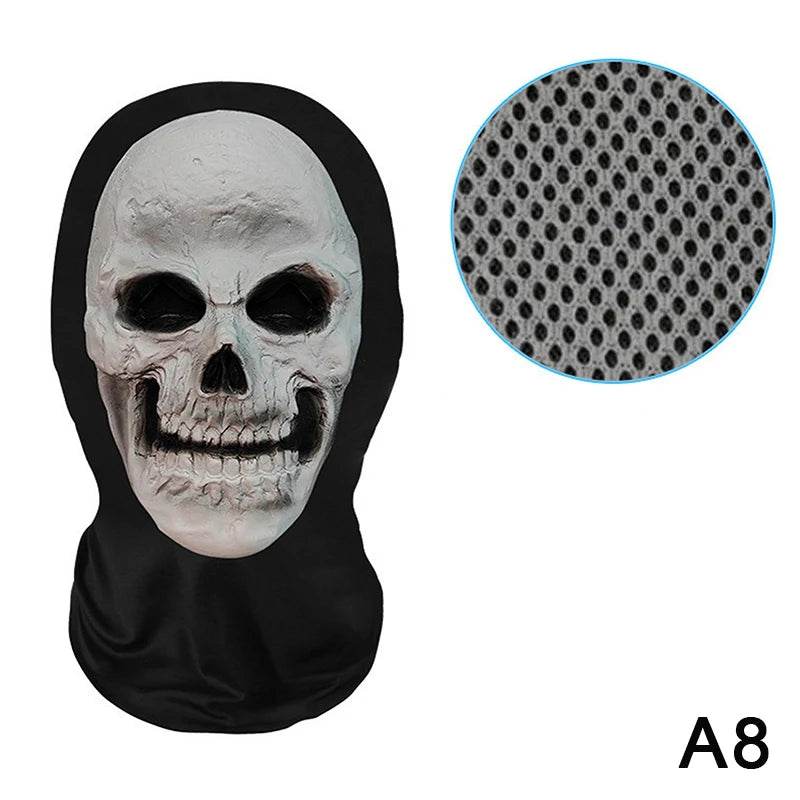 Eerie Mask Ghost White Skull Face For Adults Cosplay - ToylandEU