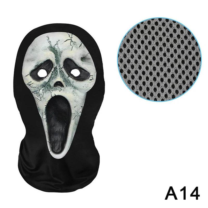Eerie Mask Ghost White Skull Face For Adults Cosplay - ToylandEU