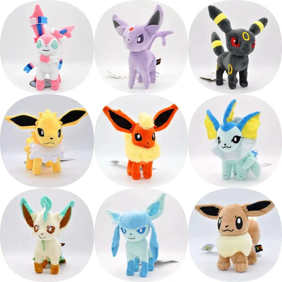  Eevee Plush Set Complete Six Pokemon Characters -  ToylandEU™