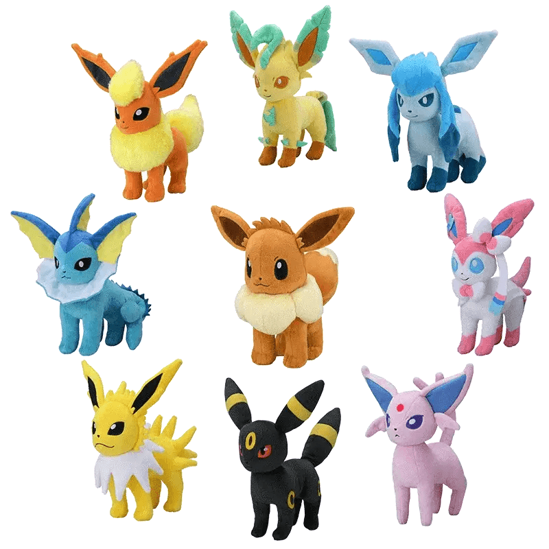  Eevee Plush Set Complete Six Pokemon Characters -  ToylandEU™