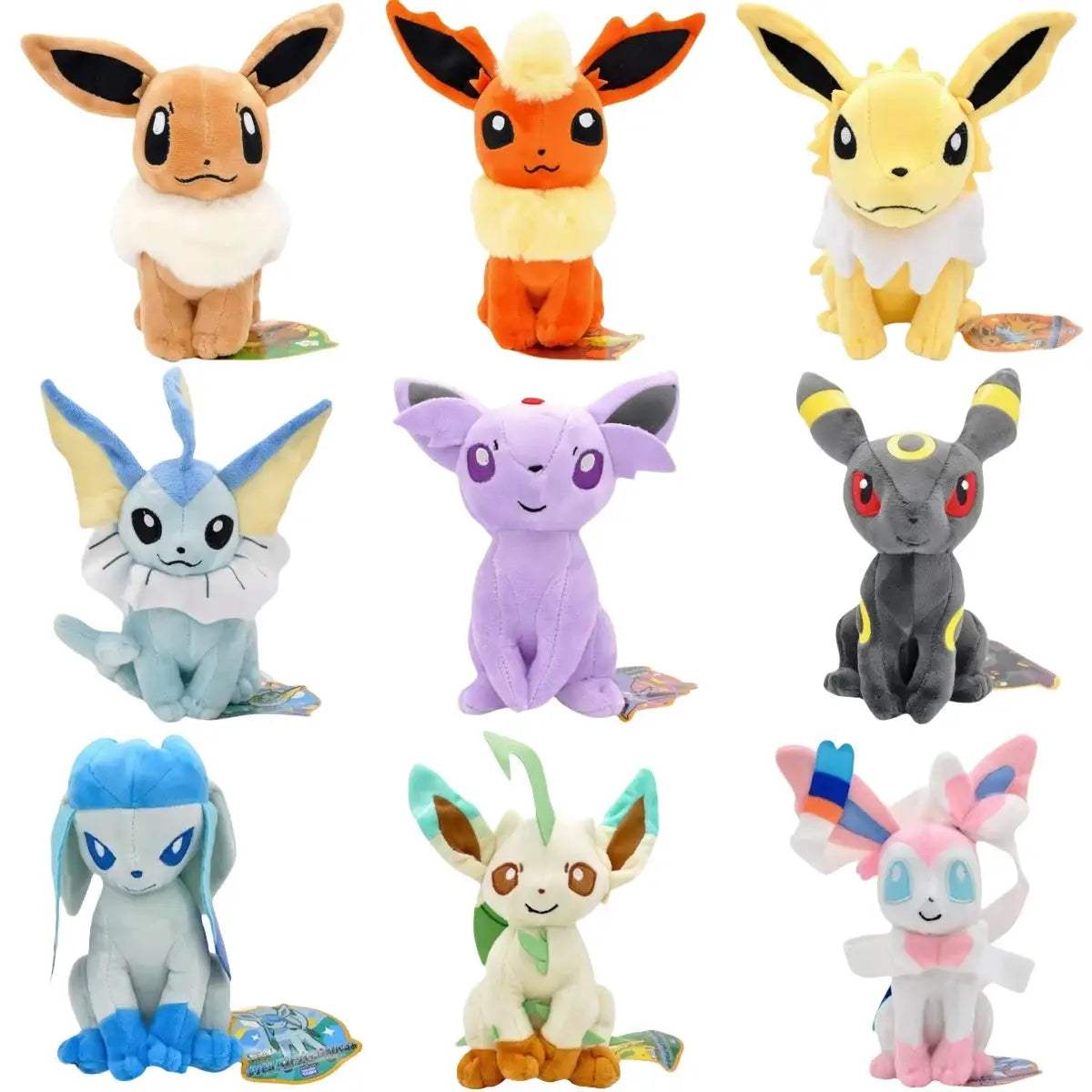  Eevee Plush Set Complete Six Pokemon Characters -  ToylandEU™