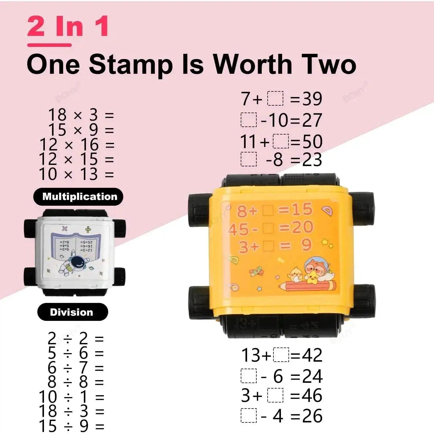  Efficient Teaching Stamp 2 In 1 Roller Toyland EU -  ToylandEU™