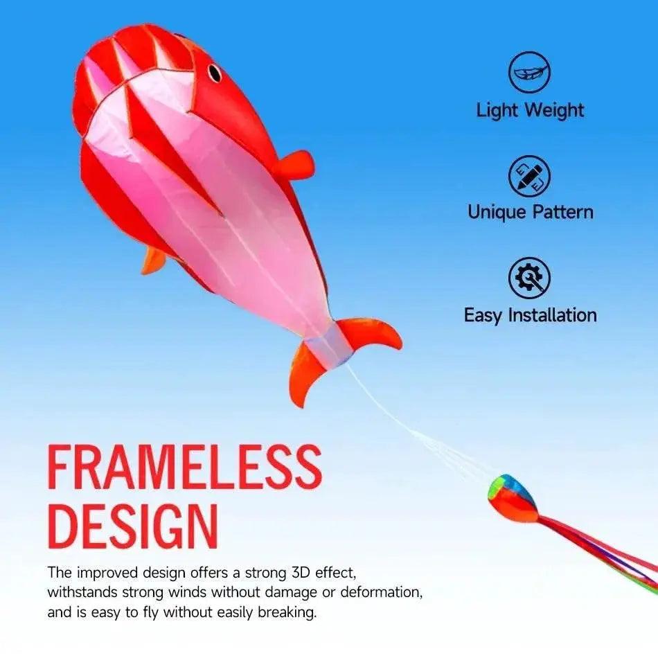  Effortless Soft Whale Kite 220cm Kite Toyland EU -  ToylandEU™