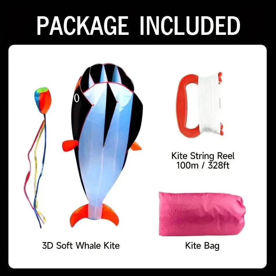  Effortless Soft Whale Kite 220cm Kite Toyland EU -  ToylandEU™