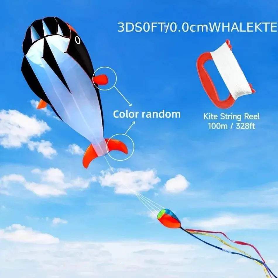  Effortless Soft Whale Kite 220cm Kite Toyland EU -  ToylandEU™