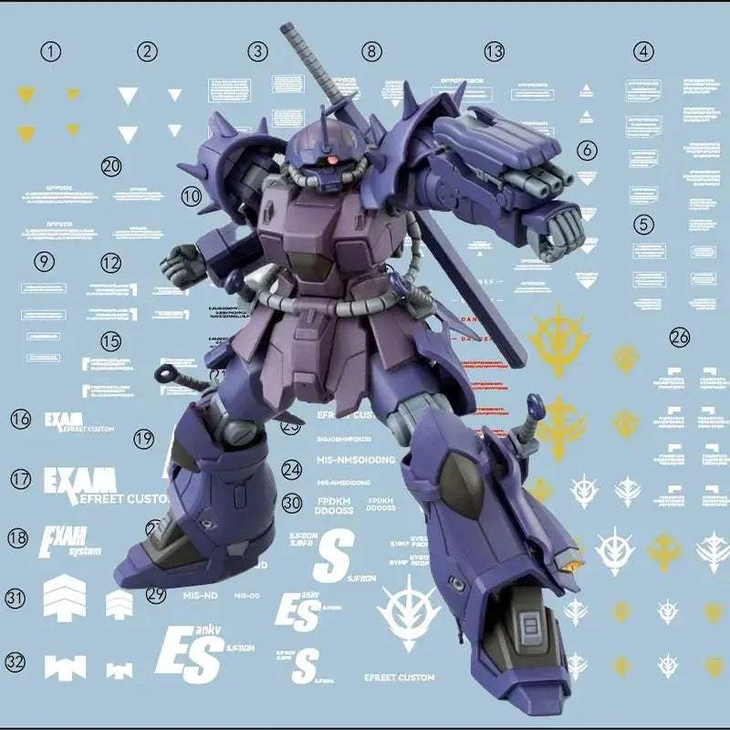 Efreet Nacht Gundam Model Kit 144 Scale High Detail Figure - ToylandEU