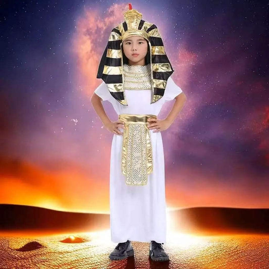 Egyptian Pharaoh Kid's Costume for Halloween & Theatrical Fun - ToylandEU
