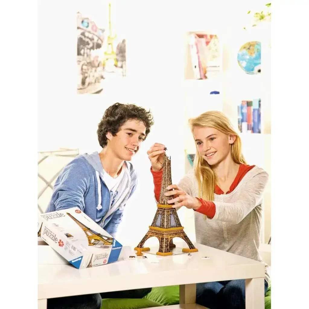Eiffel Tower 3D Puzzle With Easy Click Technology Sculptural Display - ToylandEU
