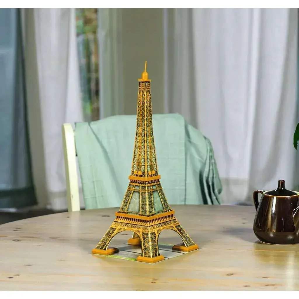 Eiffel Tower 3D Puzzle With Easy Click Technology Sculptural Display - ToylandEU